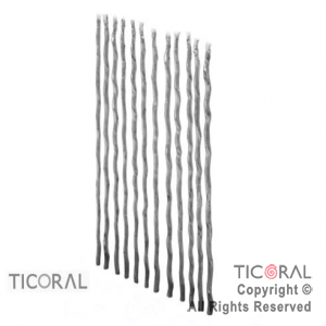 VELA 2326 IRREGULAR 15CM PLATA x 12
